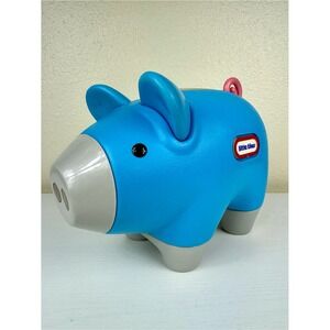 Little Tikes Vintage Piggy Coin Bank Safe Vault 90s Nursery Decor Kid Nostaligia